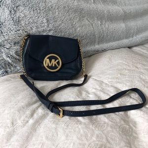 Navy Michael Kors Crossbody